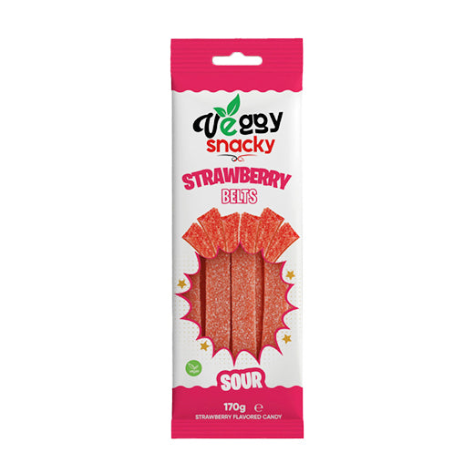 Veggy Snacky Sour Sticks & Belts 170GR x12 Pack