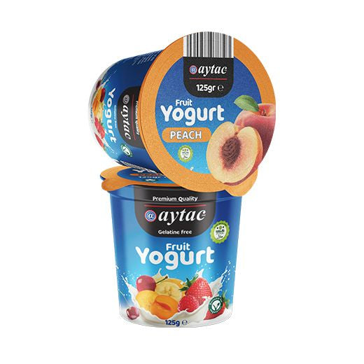 Aytac Fruit Yogurt 125GR x 6 Case
