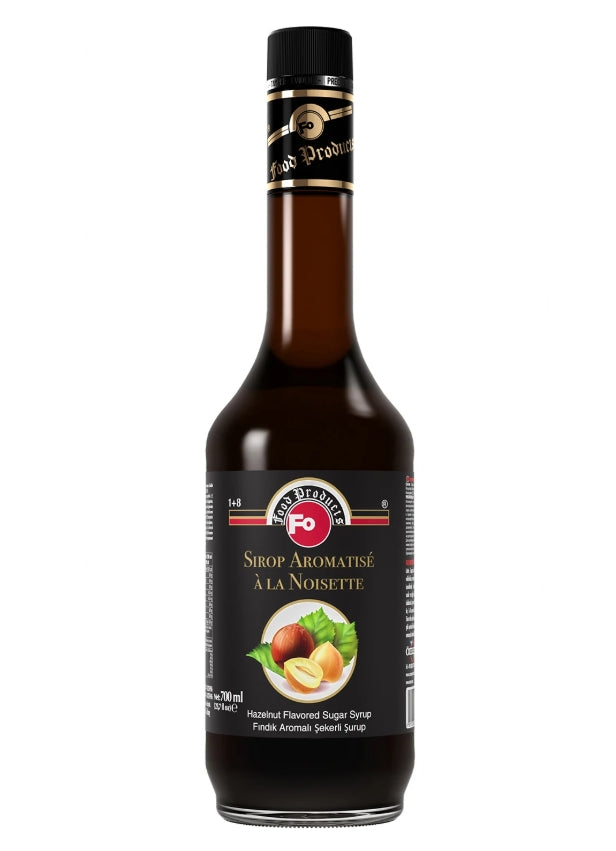Fo Hazelnut Flavoured Syrup 70cl - Pack of 6