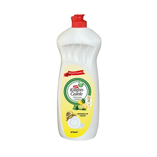 Knights Castle Washing Up Liquid Lemon (6X675ML) - Aytac Foods Wholesale