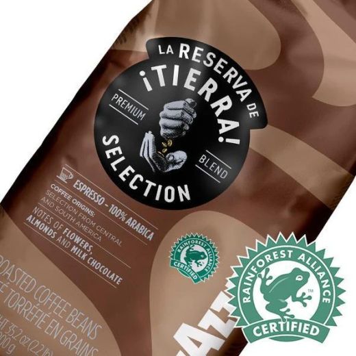 Lavazza Tierra Coffee Beans 1kg × 6 Pack - Aytac Foods Wholesale