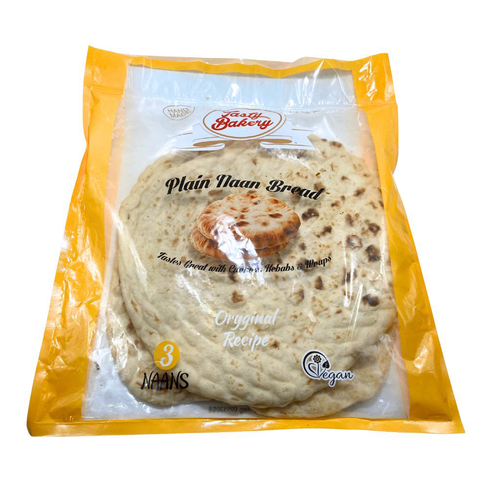 GSSB Fresh Plain Naan Bread 3pcs