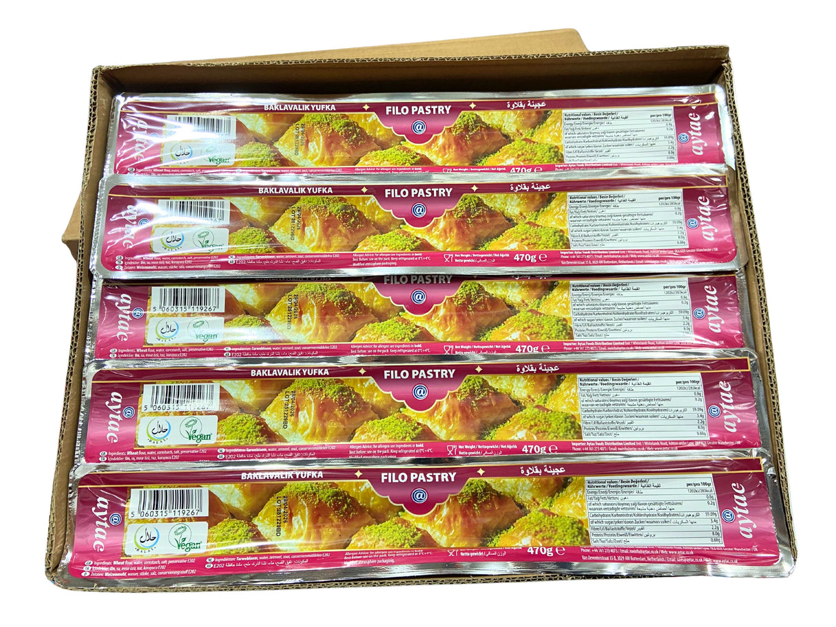 Aytac Baklava Pastry Sheets – 20 Sheets (470g)