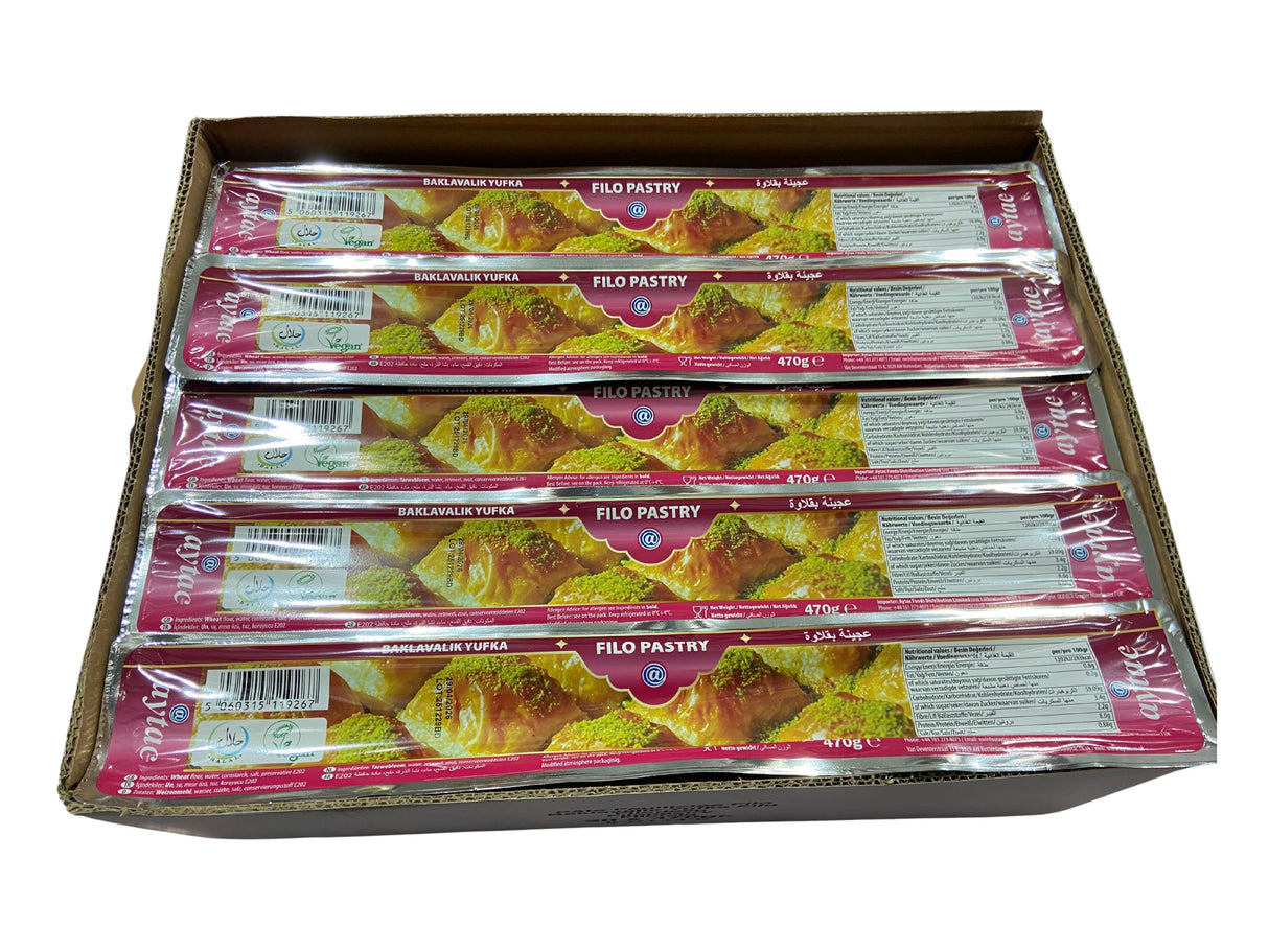 Aytac Baklava Pastry Sheets – 20 Sheets (470g)