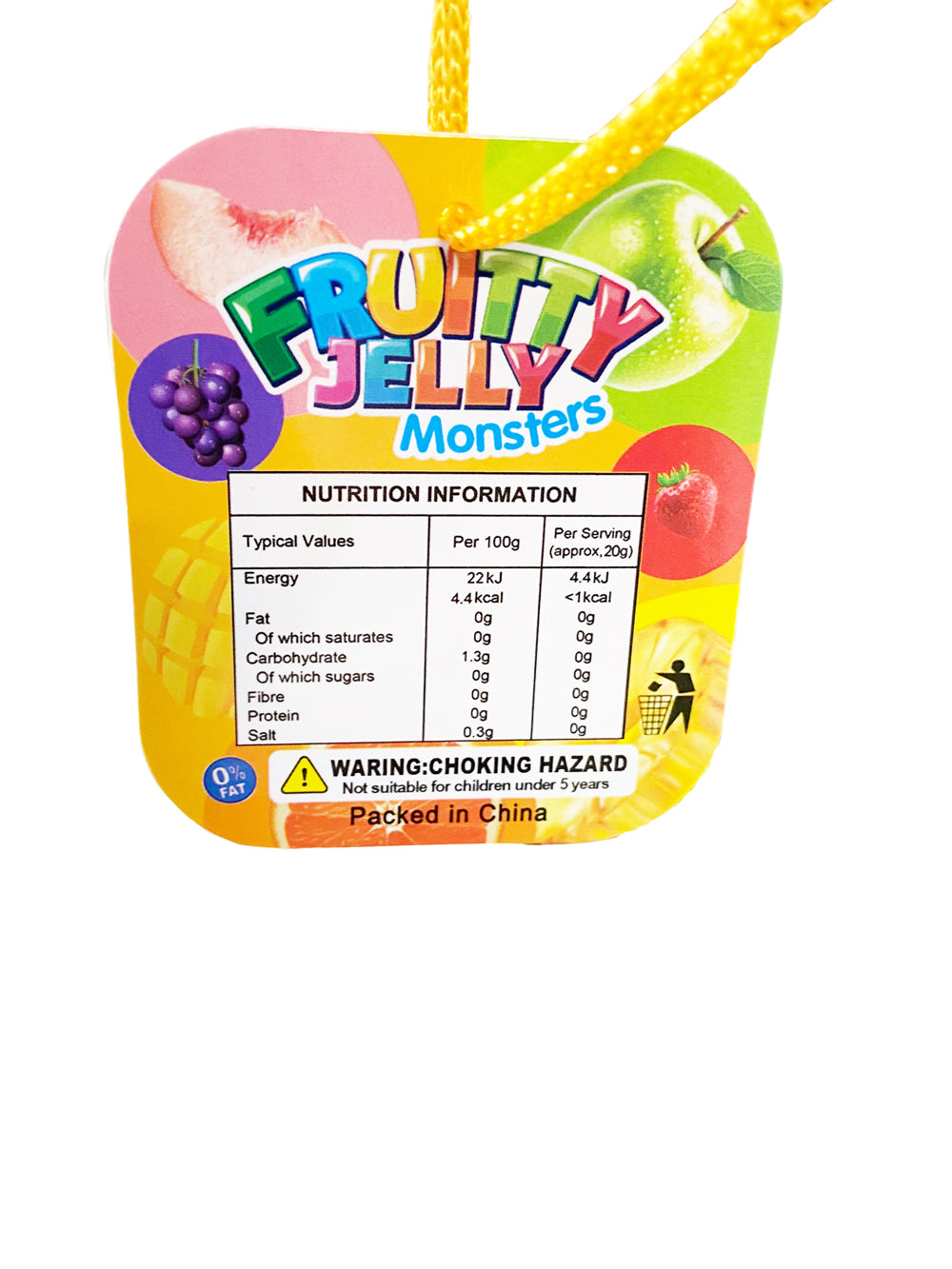 Fruitty Jelly Monsters Jar 20GR x45PCS