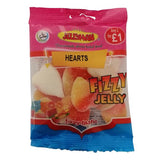 Jellyman Jellyman Fizzy Hearts (24x80GR) - Aytac Foods Wholesale