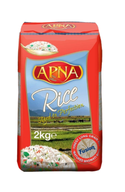 Apna Long Grain Basmati Rice (6x2KG) - Aytac Foods Wholesale
