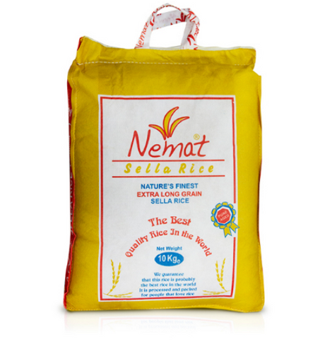 Nemat Sella Rice (2x10kg) - Aytac Foods Wholesale