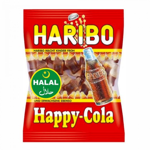 Jellyman Haribo Happy Cola (Brown) (30x80GR) - Aytac Foods Wholesale