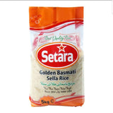 Setara Golden Sella Basmati (1x5KG) - Aytac Foods Wholesale