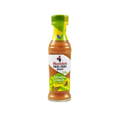 Nandos Lemon & Herb Peri-Peri Sauce (6x125GR) - Aytac Foods Wholesale