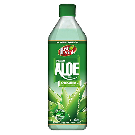 Just Drink Original Aloe (500ML) x 12 - Aytac Foods Wholesale