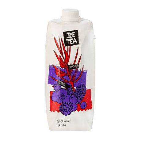 Fresh Ice Tea Rooibos & Berries (500ML) x 12 - Aytac Foods Wholesale