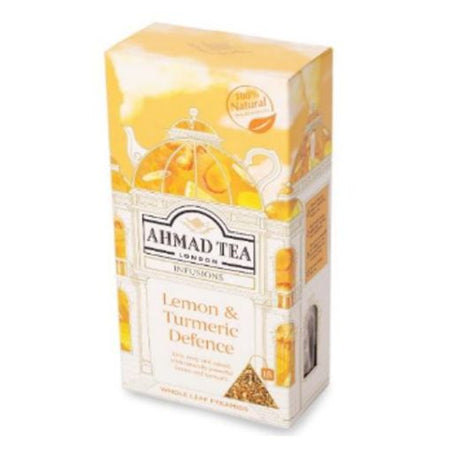 Ahmad Tea Pyramid Tb Lemon & Turmeric (5x15BAGS) - Aytac Foods Wholesale