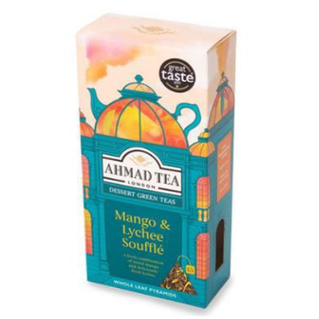 Ahmad Tea Pyramid Tb Mango & Lychee Souffle (5x15BAGS) - Aytac Foods Wholesale