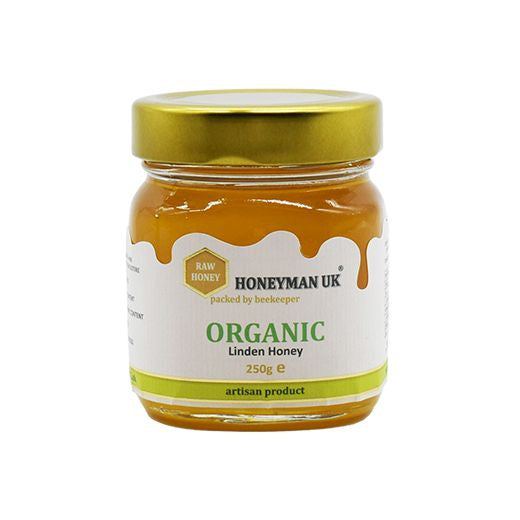 Honeyman Organic Linden Honey 250Gx6 - Aytac Foods Wholesale