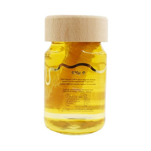 Honeyman Organic Honeycomb In Acacia Honey (420GR) x 6 - Aytac Foods Wholesale
