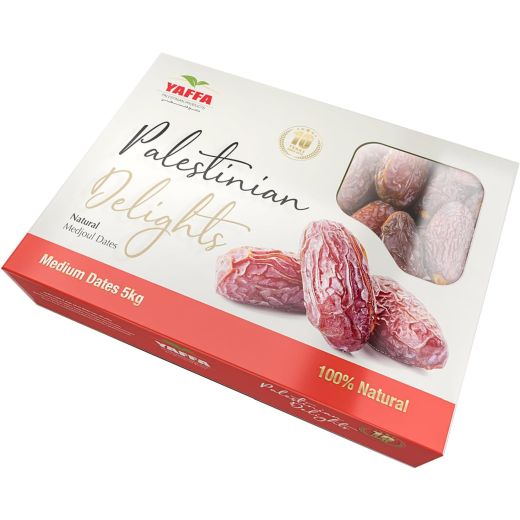 Yaffa Jumbo Delight Medjoul Dates D* (1x5KG) - Aytac Foods Wholesale