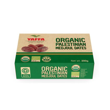 Yaffa Organic Medjoul Date D (32x200GR) - Aytac Foods Wholesale
