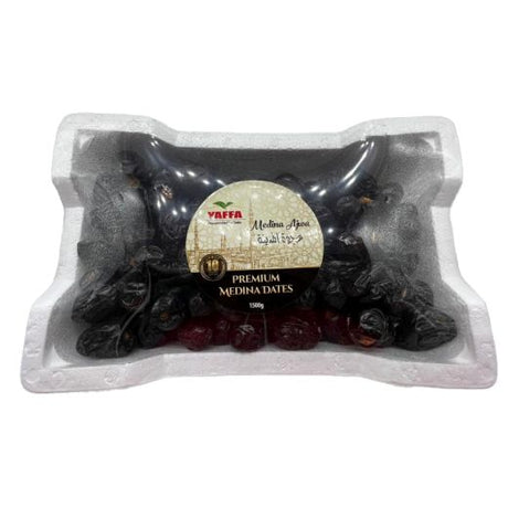 Yaffa Madina Ajwa Dates (4x1.5KG) - Aytac Foods Wholesale