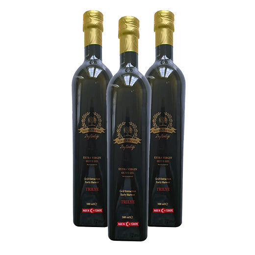 Birsen Hanim Trilye Extra Virgin Olive Oil (500MLx3) - Aytac Foods Wholesale