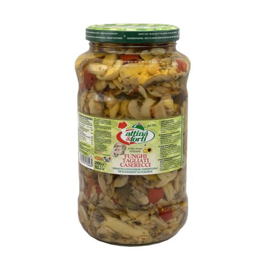 Attina' Home Made Style Cultivated Mushrooms (2x3100ML) - Aytac Foods Wholesale
