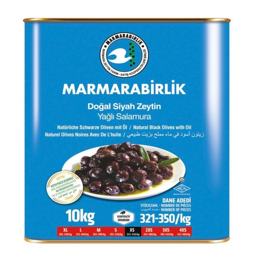Mar B.[Xs] Siyah Zeytin Y.S 10KGx1 - Aytac Foods Wholesale