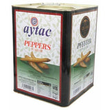 Aytac Gevsis Greek Peppers In Brine 6-9 [Tin] , 15 KG - Aytac Foods Wholesale