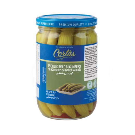 Cortas Mikti Pickled Wild Cucumber (12x625GR) - Aytac Foods Wholesale