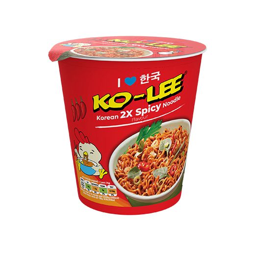 Ko-Lee Korean Cup Noodles 2Xspicy (6x65GR) - Aytac Foods Wholesale