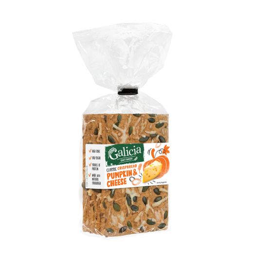 Galicia Crispbread Pumpkin & Cheese 180Gr (180GR) x 8 - Aytac Foods Wholesale