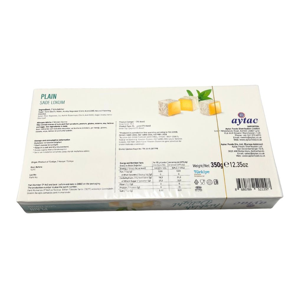 Aytac Turkish Delight Plain 12x350GR