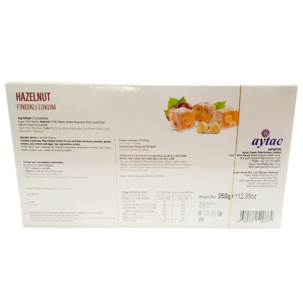 Aytac Turkish Delight Bowl With Mixed Nuts And Fruits 350Gx12
