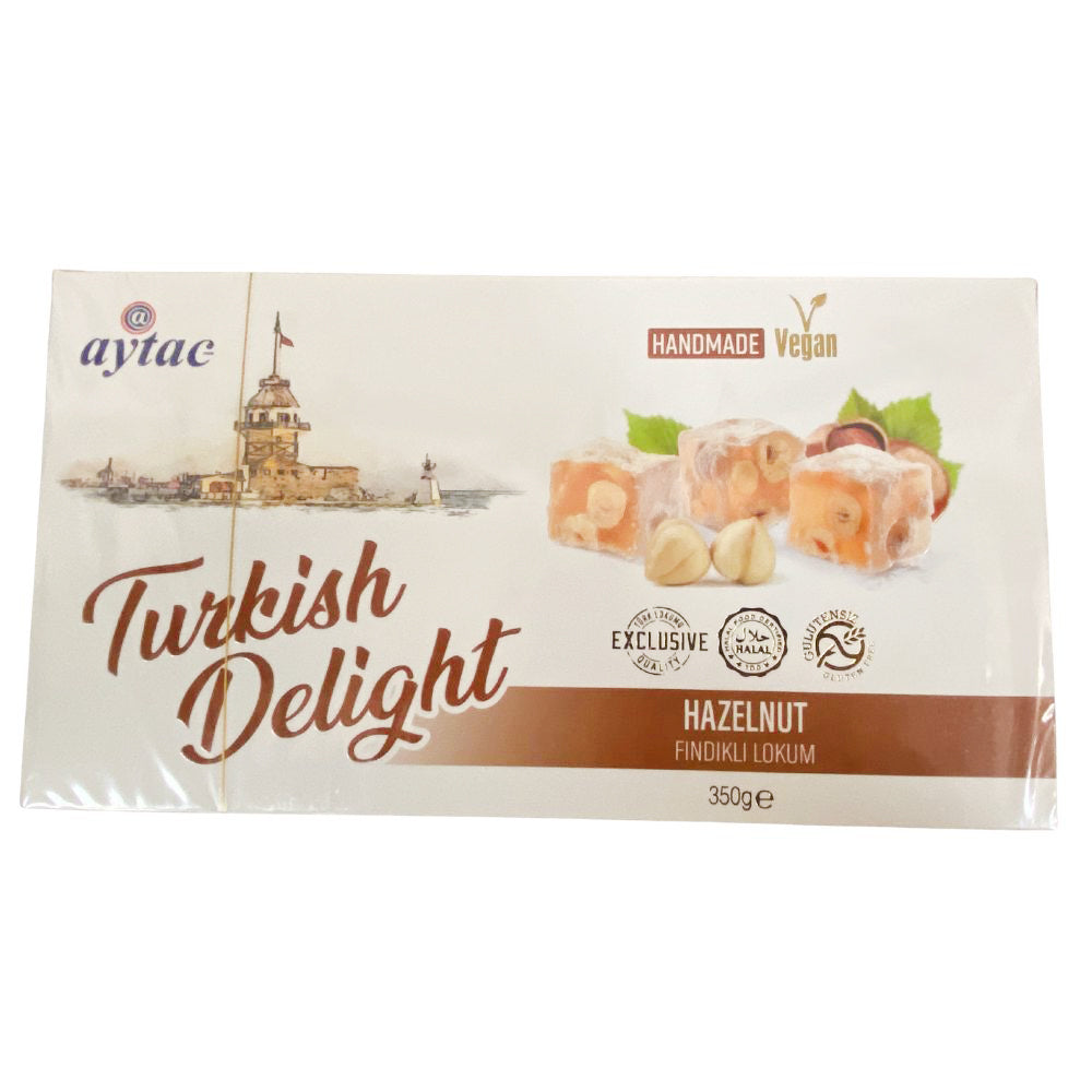 Aytac Turkish Delight Bowl With Double Roasted Hazelnut 350Gx12