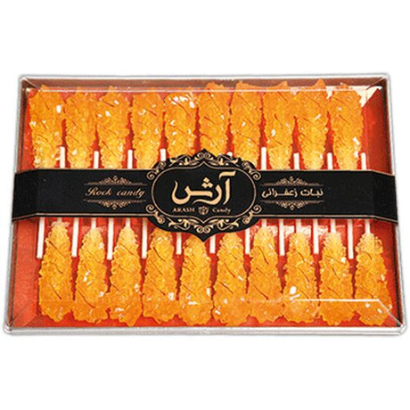 Arash Rock Candy Saffron Large (550G) x 12 - Aytac Foods Wholesale