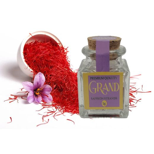 Grand Premium Saffron 1G Jar (1GR) x 12 - Aytac Foods Wholesale