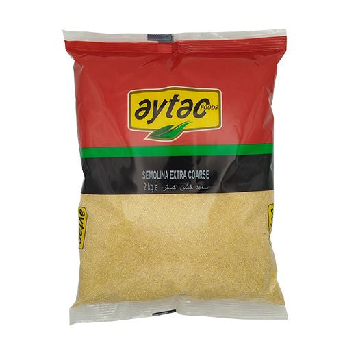 New Aytac Semolina Extrac Coarse Ap , 2KG - Aytac Foods Wholesale