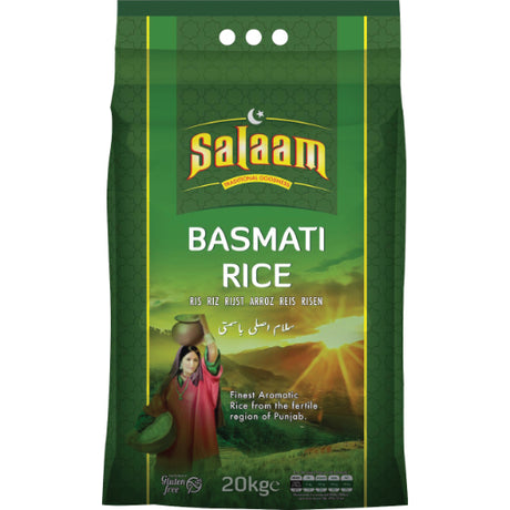 Salaam Basmati Rice (1x20KG) - Aytac Foods Wholesale
