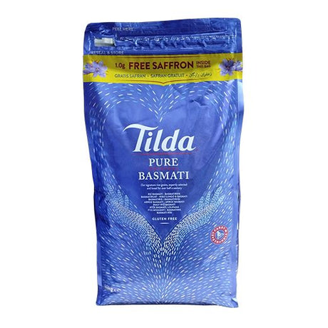 Tilda Pure Basmati Rice W/Saffron (1x10KG) - Aytac Foods Wholesale