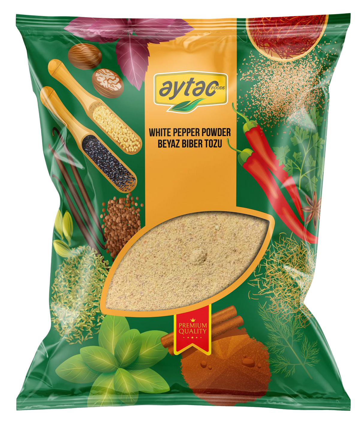 AYTAC SPICE WHITE PEPPER POWDER 5*1KG - Aytac Foods Wholesale