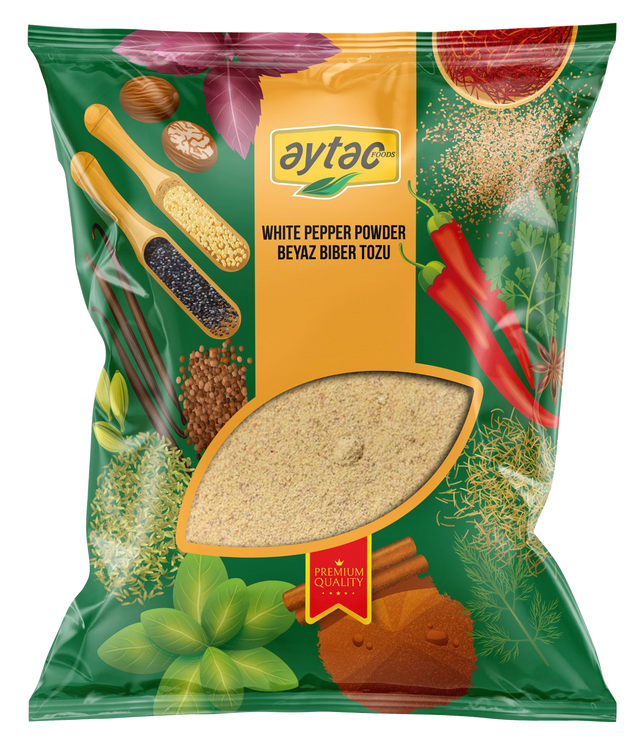 AYTAC SPICE WHITE PEPPER POWDER 5*1KG - Aytac Foods Wholesale