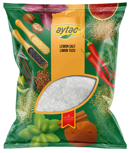AYTAC SPICE LEMON SALT GRAIN 5*1KG - Aytac Foods Wholesale