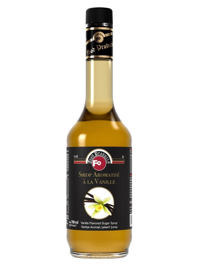 Fo Vanilla Flavoured Syrup 70cl - Pack of 6