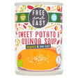 Free & Easy Org Low Salt Sweety Potato & Quinoa Soup (400GR) x 6 - Aytac Foods Wholesale