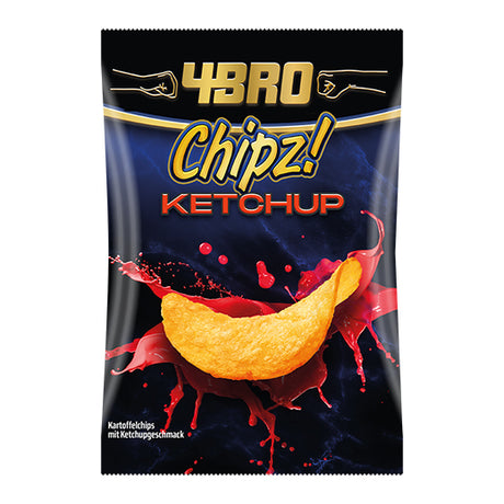 4Bro Chipz! Ketchup 125Gr (125GR) x 10 - Aytac Foods Wholesale