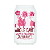 Whole Earth Org Sparkling Cranberry (330ML) x 24 - Aytac Foods Wholesale