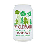 Whole Earth Org Sparkling Elderflower (330ML) x 24 - Aytac Foods Wholesale