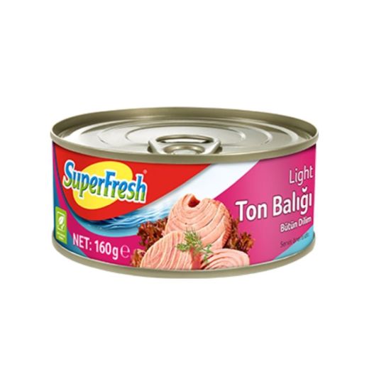 Superfresh Tuna Fish Light (In Brine) , 160GR - Aytac Foods Wholesale