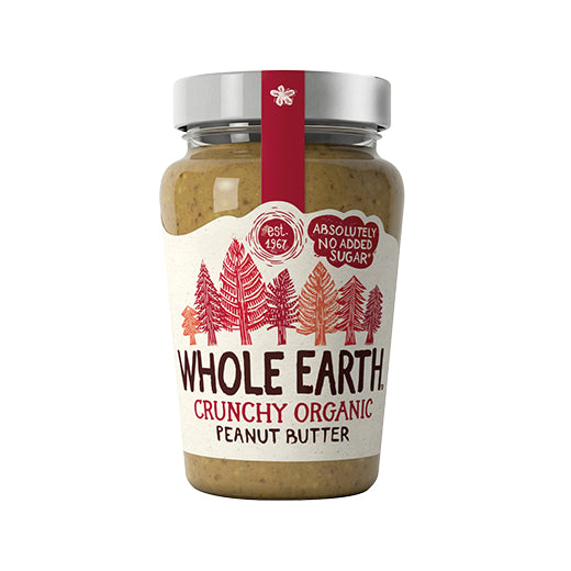 Whole Earth Organic Peanut Butter Crunchy (340GR) x 6 - Aytac Foods Wholesale