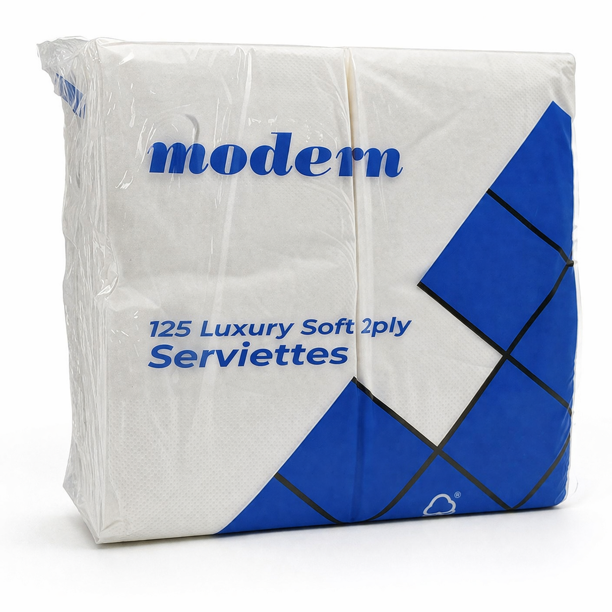 Luxury Soft 1/8 Fold Serviettes 40x40cm 125pcs (Pack of 16)